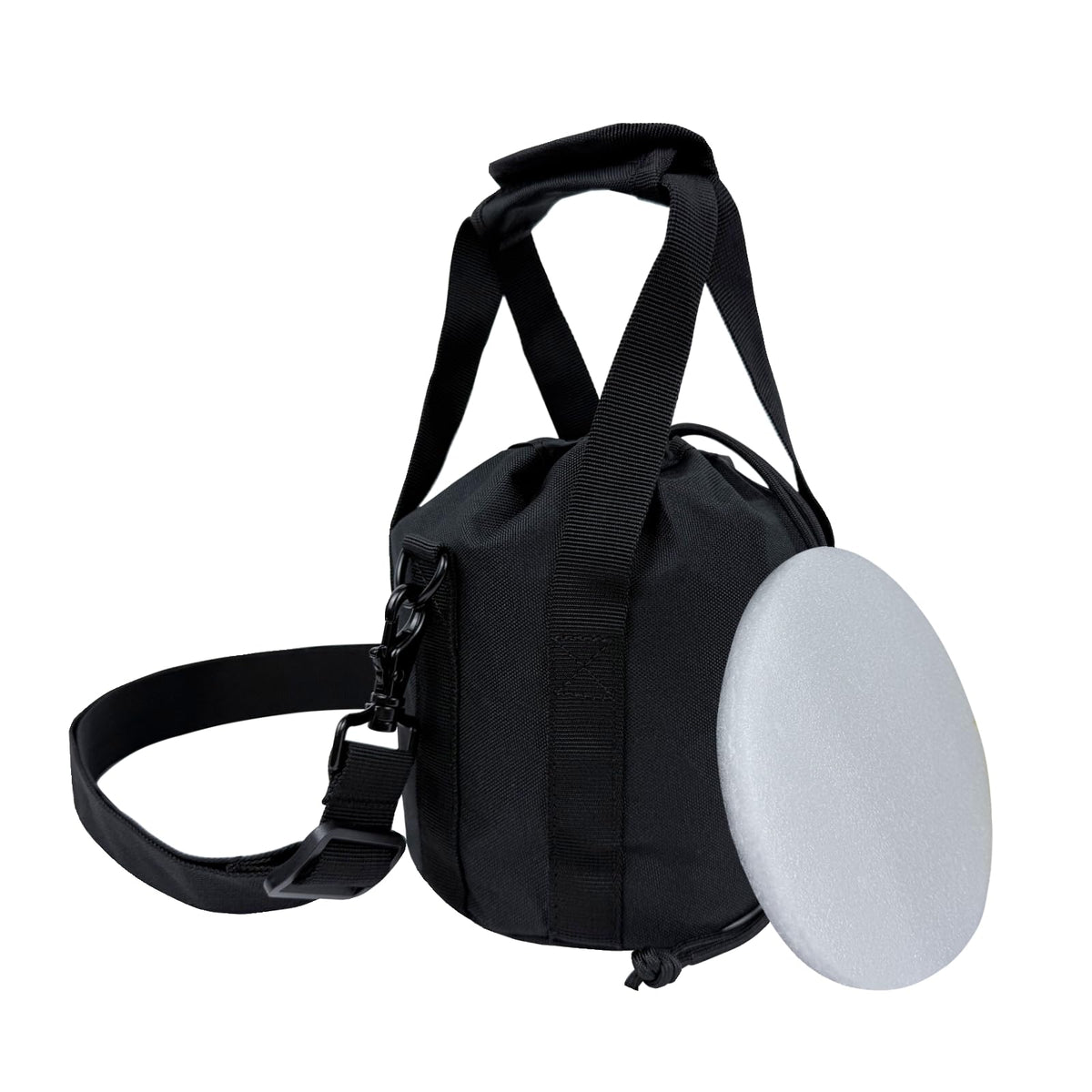 Sevance shot put bag with durable nylon exterior for rugged training