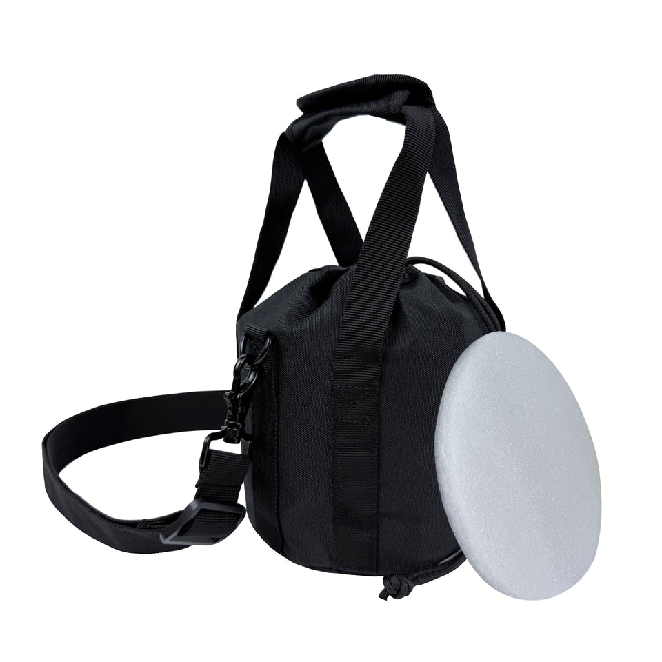 Sevance shot put bag with durable nylon exterior for rugged training