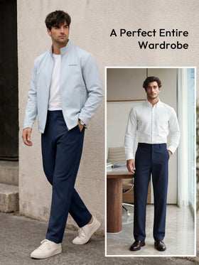 SEVEGO Extra Long Pants two back pockets for discreet storage.