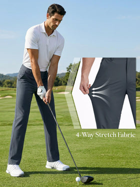 SEVEGO extra tall golf pants belt loops for a neat, versatile look