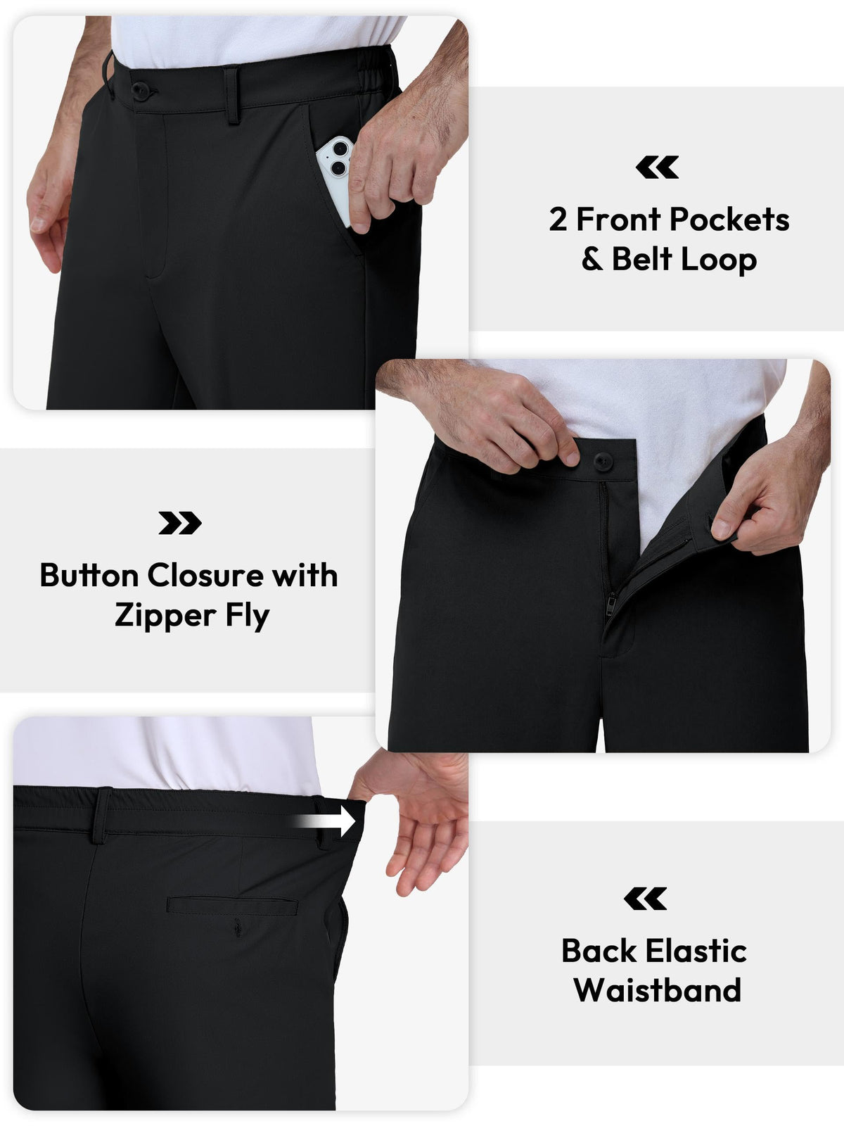 SEVEGO back pockets stash gloves and keys without bulk