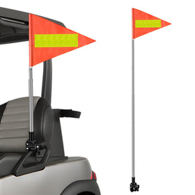 SEWACC bike-compatible flag suitable for scooters and cycles, boosting safety.