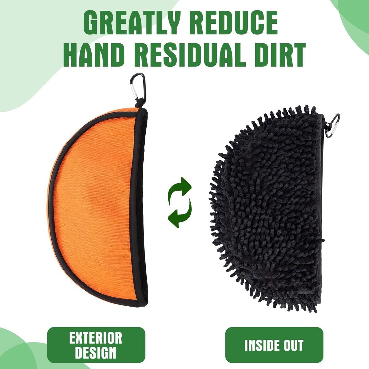 Sewrung orange disc golf cleaning tool close-up brush, gentle surface for preserving plastic.