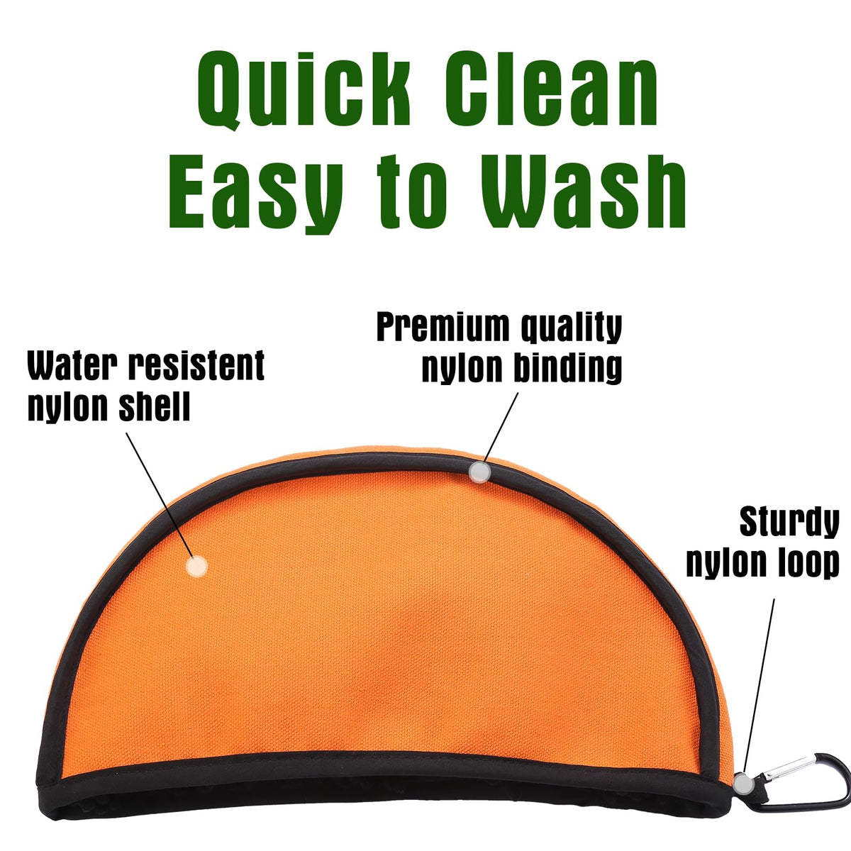 Sewrung orange tool edge cleaning, helps clear grip area after rough play.