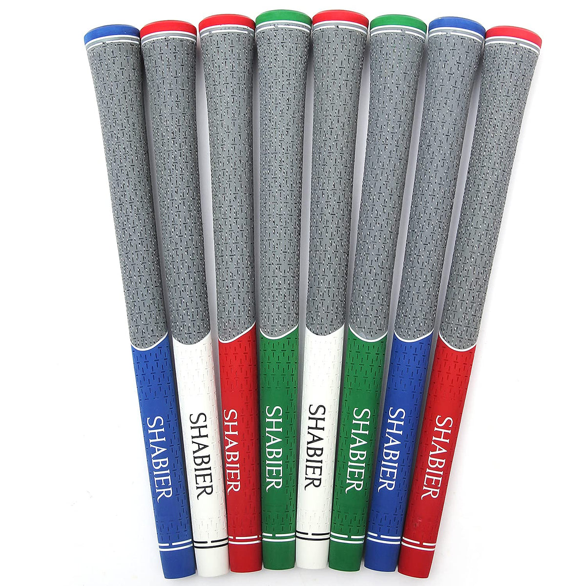 SHABIER 13-pack red golf grips close-up texture emphasizes waterproof and easy-to-clean surface
