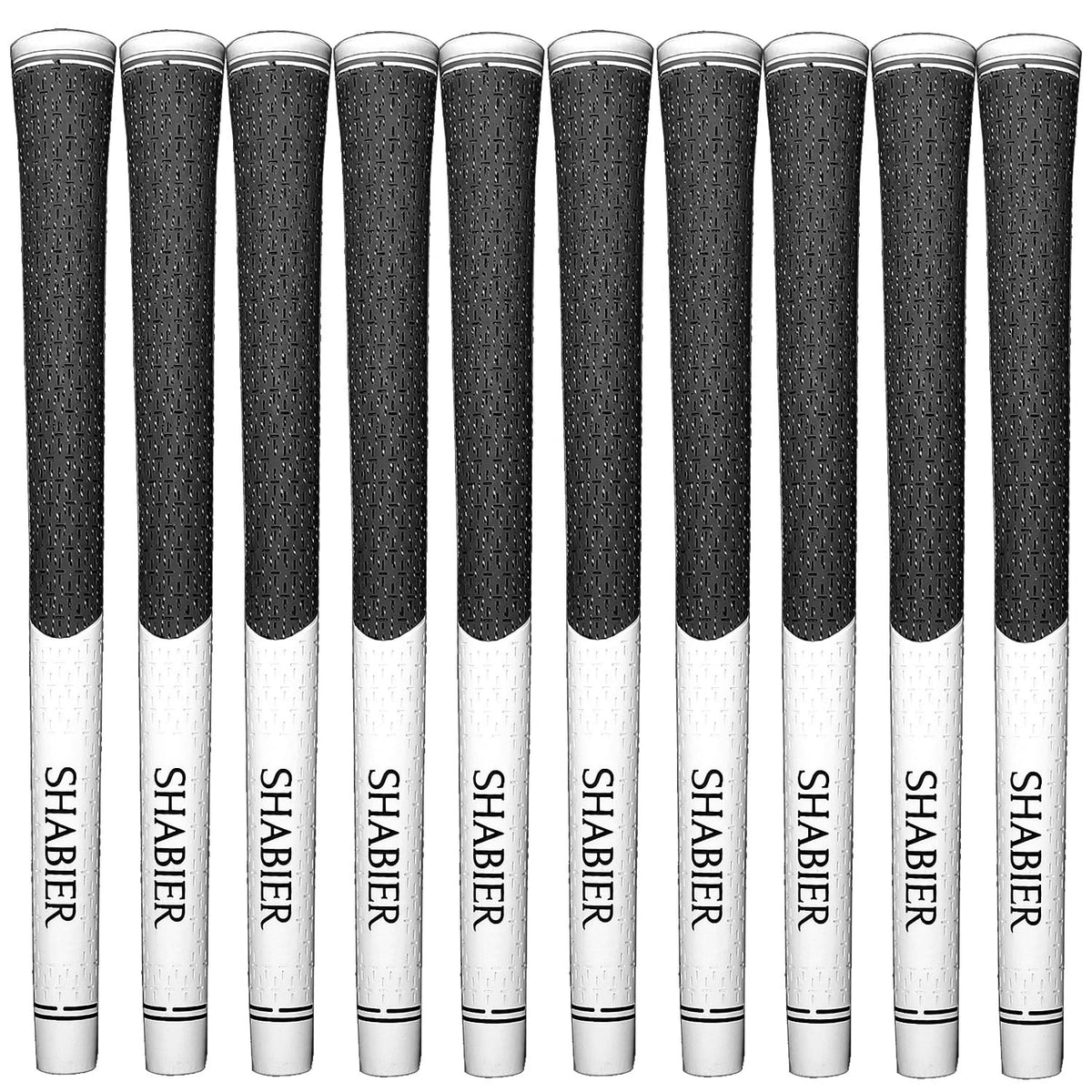 SHABIER 13-pack white golf grips offering all-weather control.