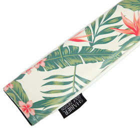 SHABIER Hawaiian Flowers print display, full cover view.
