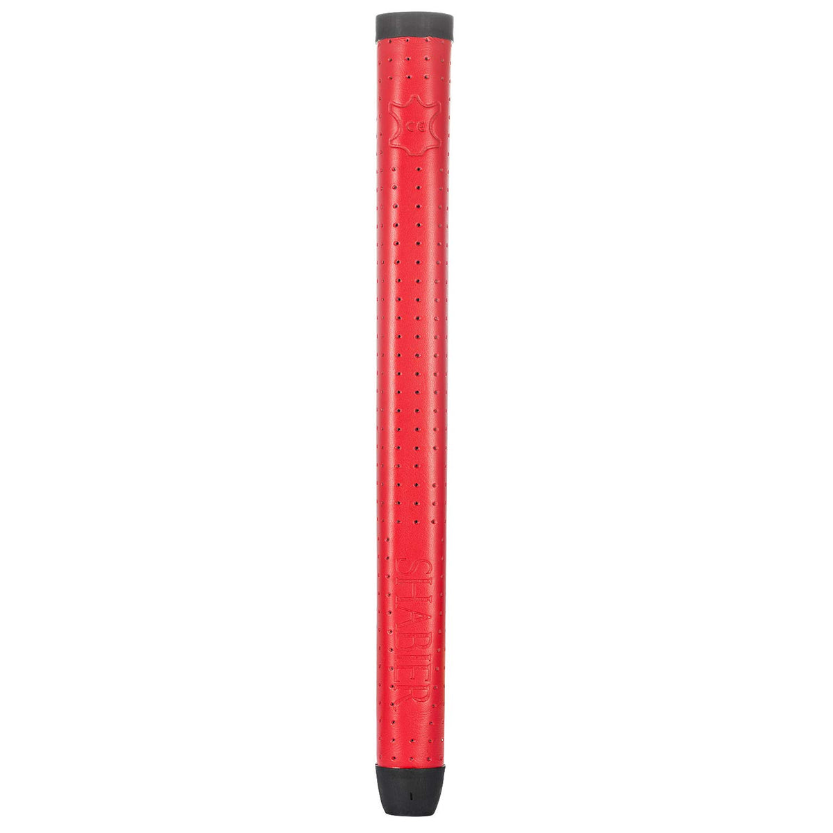 SHABIER red grip with handmade stitching for craftsmanship and durability