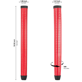 SHABIER grip with rubber inner tube for secure, confident touch