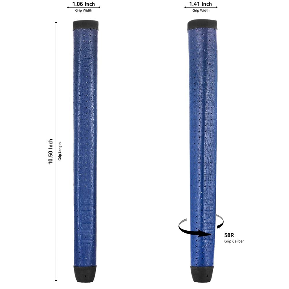 SHABIER blue tapered design grip aiding control and comfort.