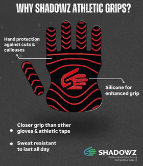 Ultra-thin Shadowz Grips retain racket feel and dexterity during play.
