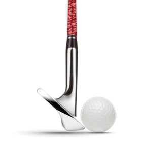 Shaft Skins peel-and-apply demonstration on a golf shaft for quick customization.