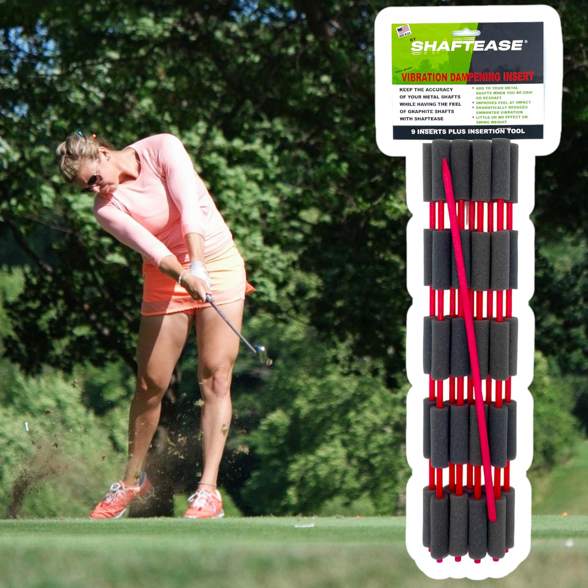 SHAFTEASE insertion tool used for effortless installation
