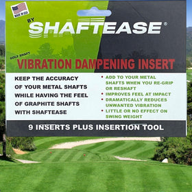 SHAFTEASE iron shaft vibration reduction shown in action