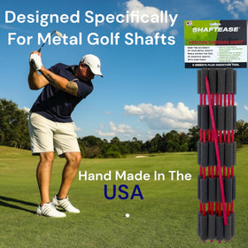 SHAFTEASE metal shaft dampeners reducing vibration on impact