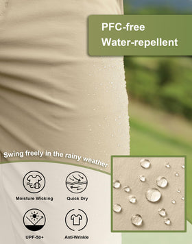 Shallowlulu dress-casual golf pants in white offer versatile day-to-night wear.