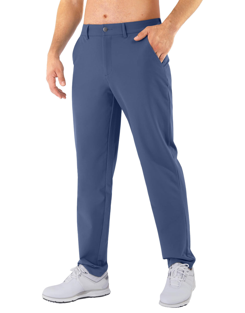 Shallowlulu golf pants stretch classic fit, front view showing sleek silhouette for on-course wear