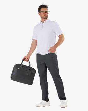 Shallowlulu 3D-tailored fit offers mobility with a sleek look.