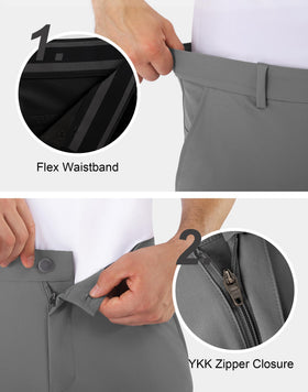 Shallowlulu mens golf pants 3D-cut tailoring for athletic, modern silhouette