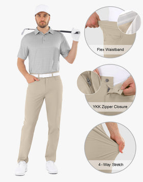 Shallowlulu men's golf pants with upgraded five-pocket design for essentials