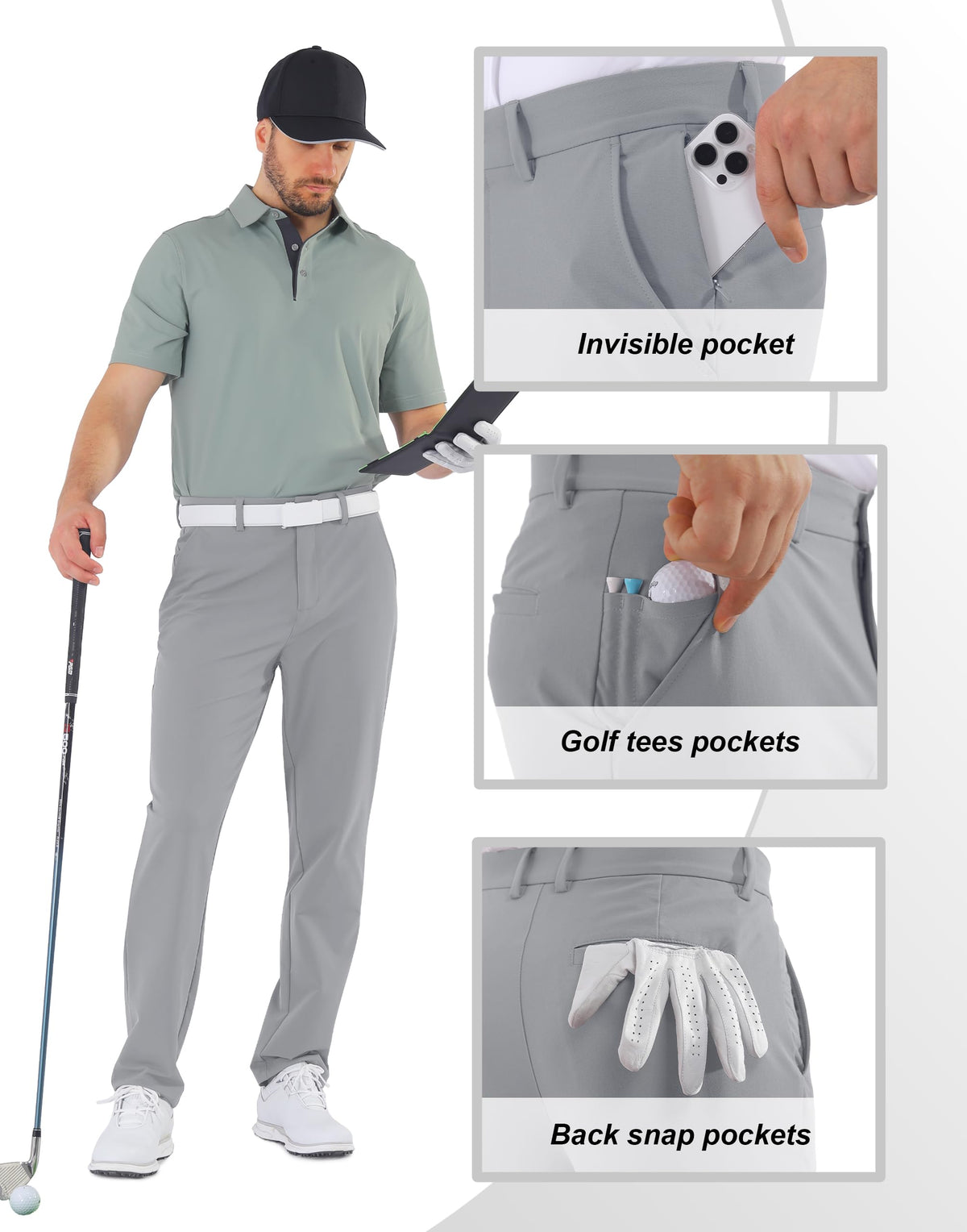 Shallowlulu quick-dry material enhances comfort after rounds.