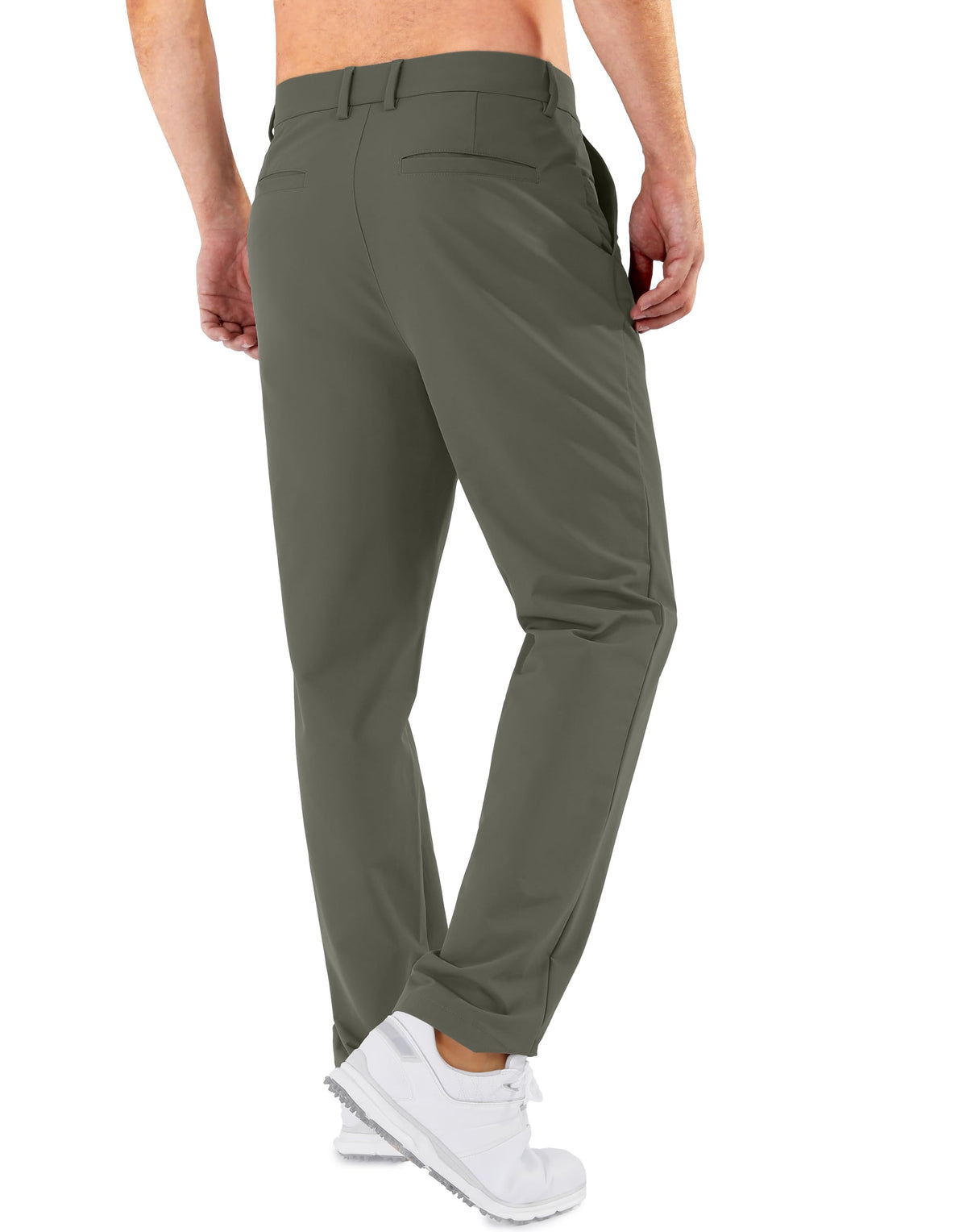 Shallowlulu men's golf pants side view showing pocket layout and silhouette