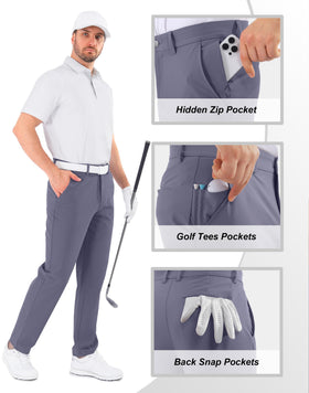 Shallowlulu six-pocket design, front pocket detail, organize golf essentials.