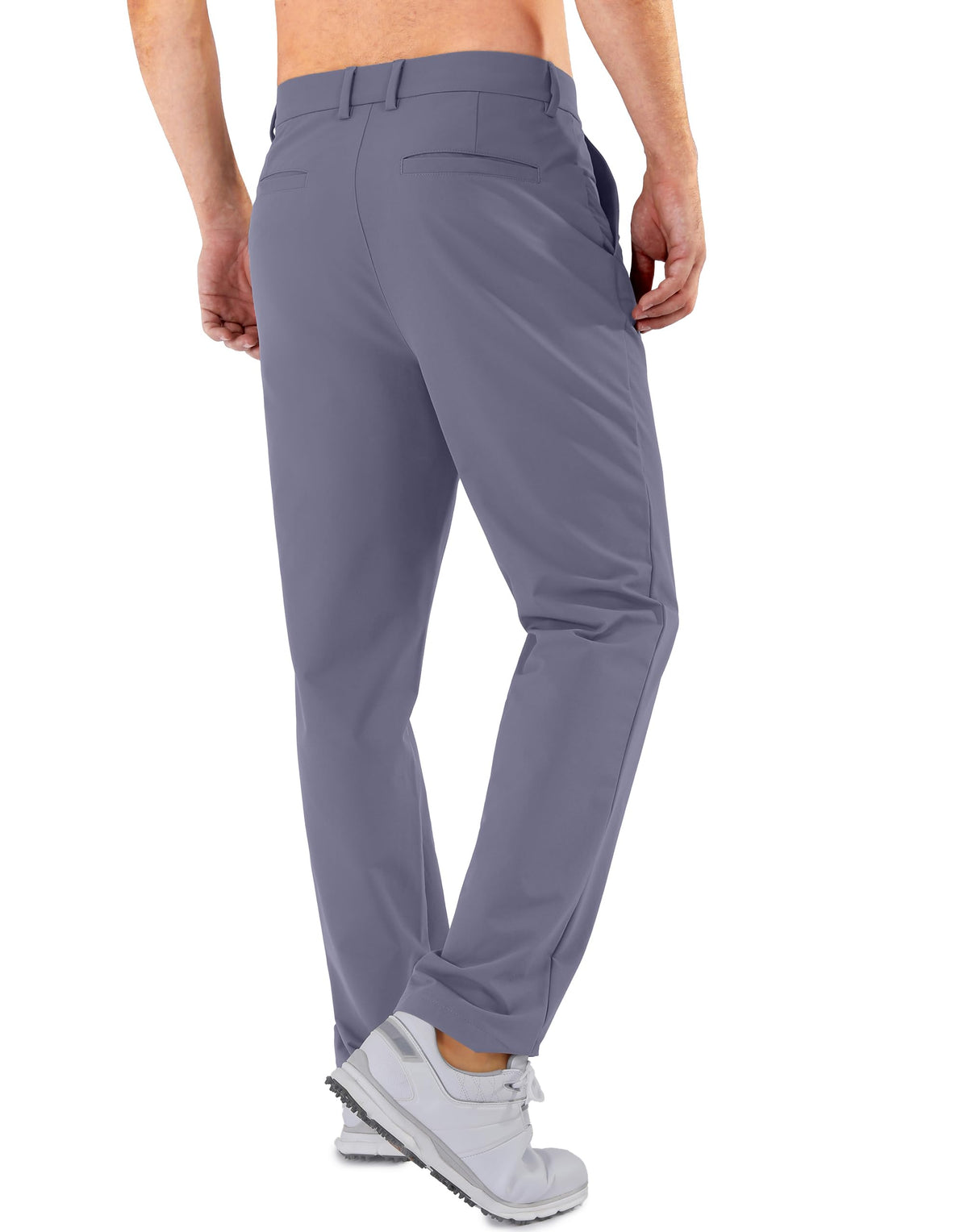 Shallowlulu golf pants pocket detail highlighting six-pocket design for on-course use.