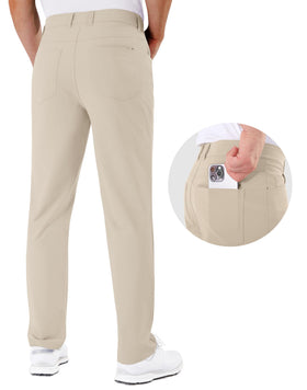 Shallowlulu men's golf pants water-repellent finish keeps you dry on damp mornings