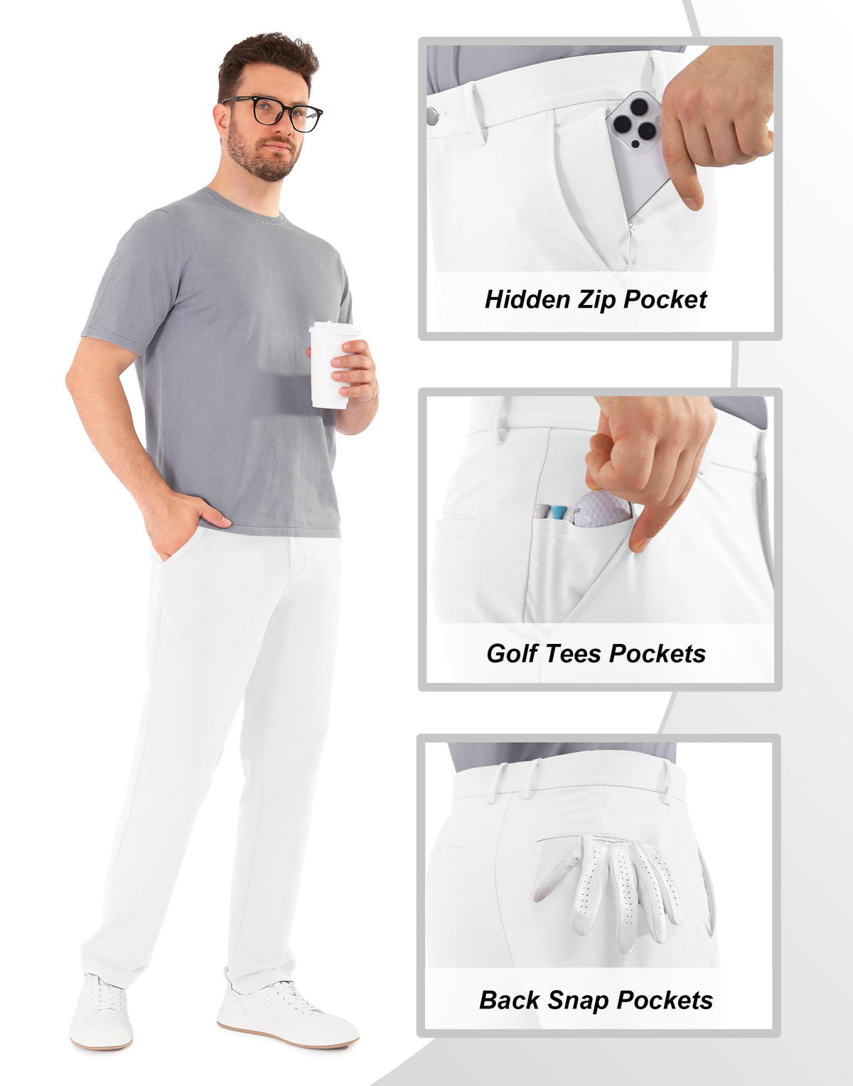 Shallowlulu six-pocket layout demonstrates practical storage on the course.