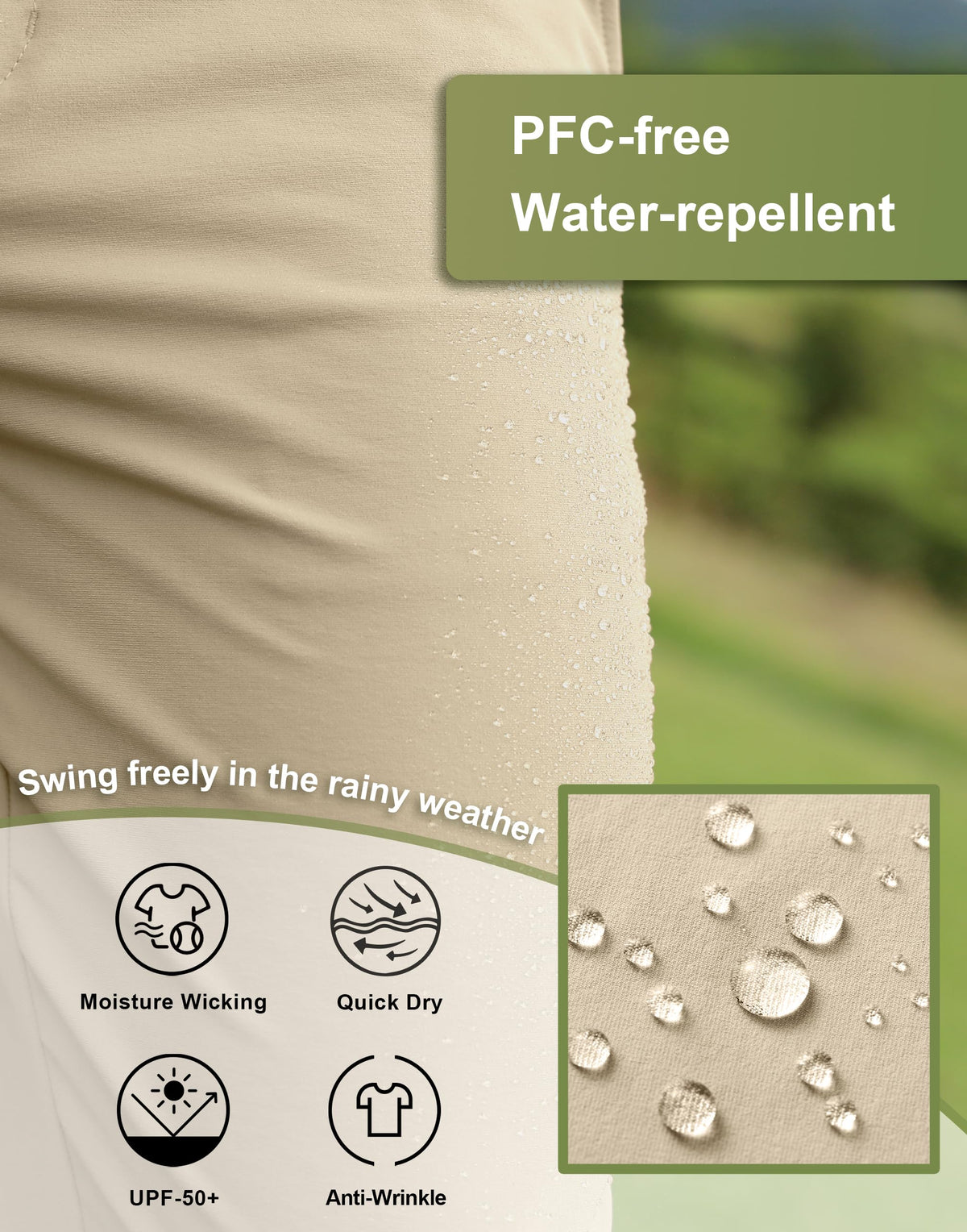 Shallowlulu versatile golf pants suitable for office and outdoor activities