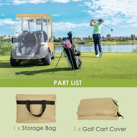 SHANTRA all-weather protection shielding the cart from elements.