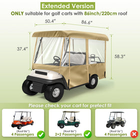 SHANTRA enclosure side door provides easy access from inside or outside.