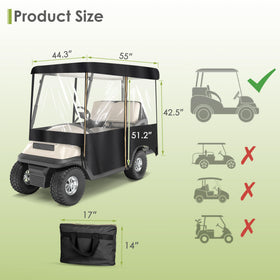 SHANTRA enclosure side zip door enables easy entry from inside or outside