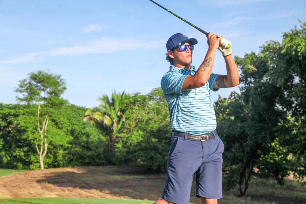 Three-pack fits rotation across hats for golf or work.