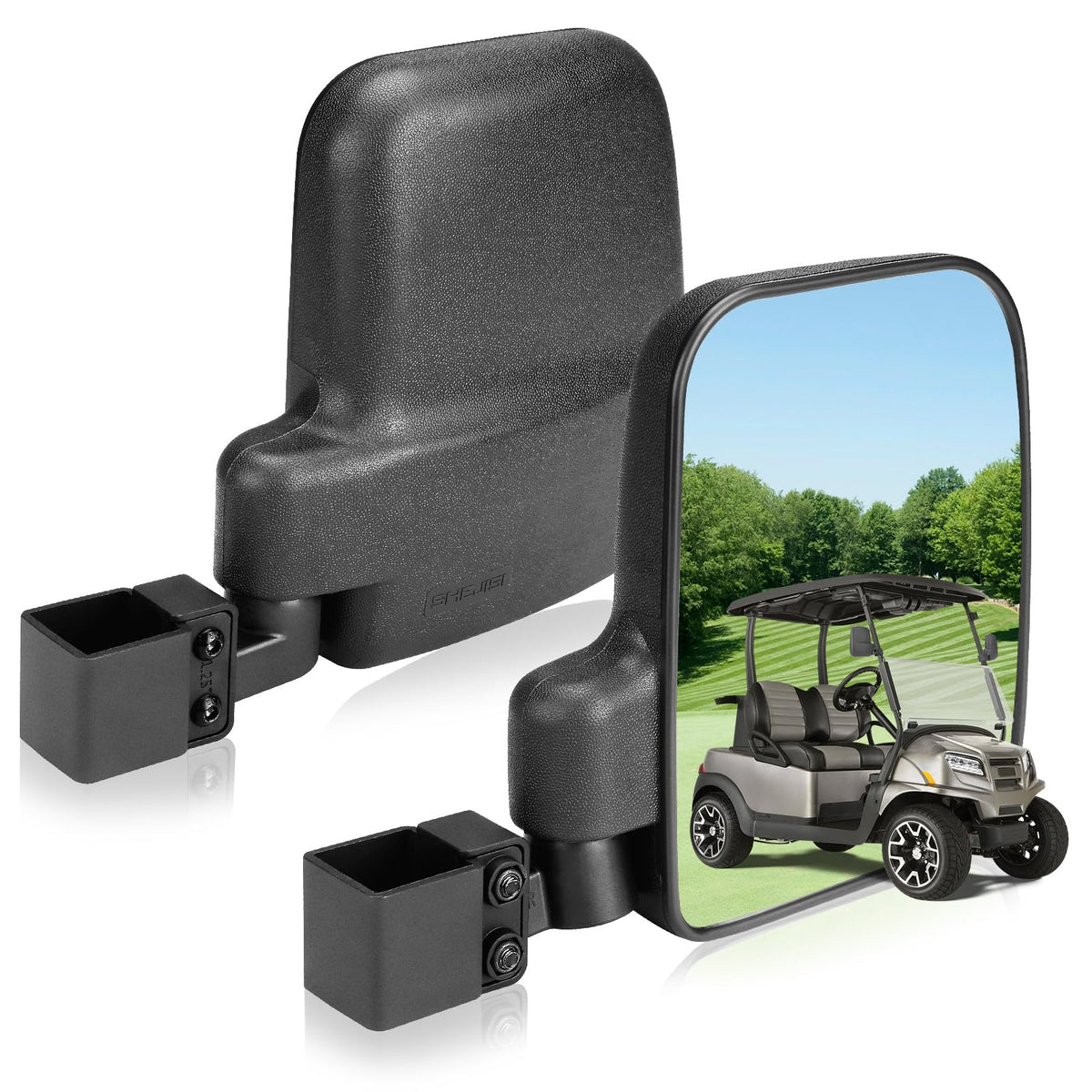 SHEJISI golf cart mirror front view for clear driving visibility