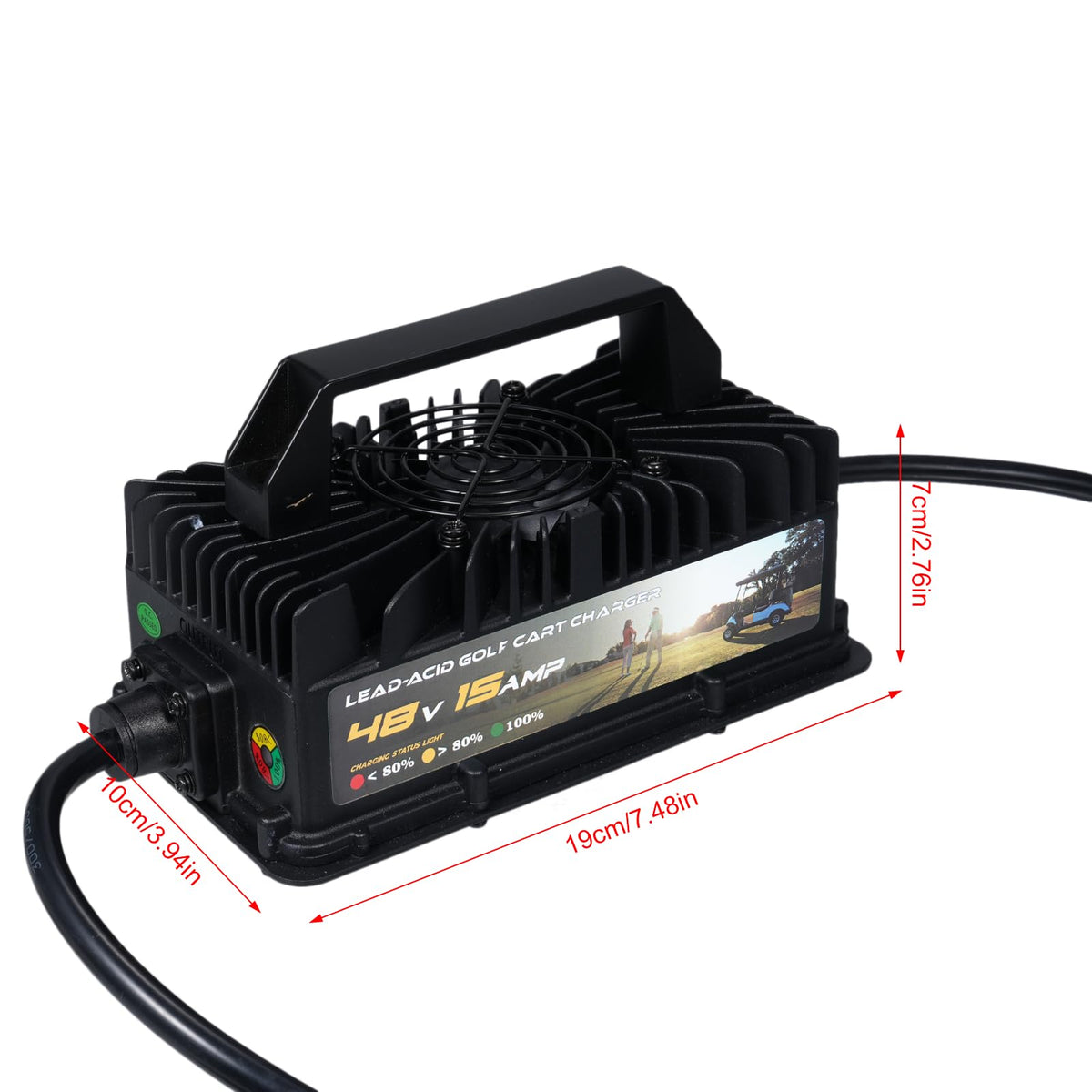 Shkalacar auto-downgrade-after-fan-failure maintains safe charging even if the fan stalls.