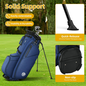 Shopsource 14-Way Golf Stand Bag 14-divider organization for quick selection.