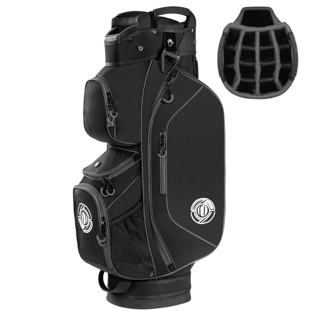 Shopsource insulated cooler pocket keeps drinks cool on the course