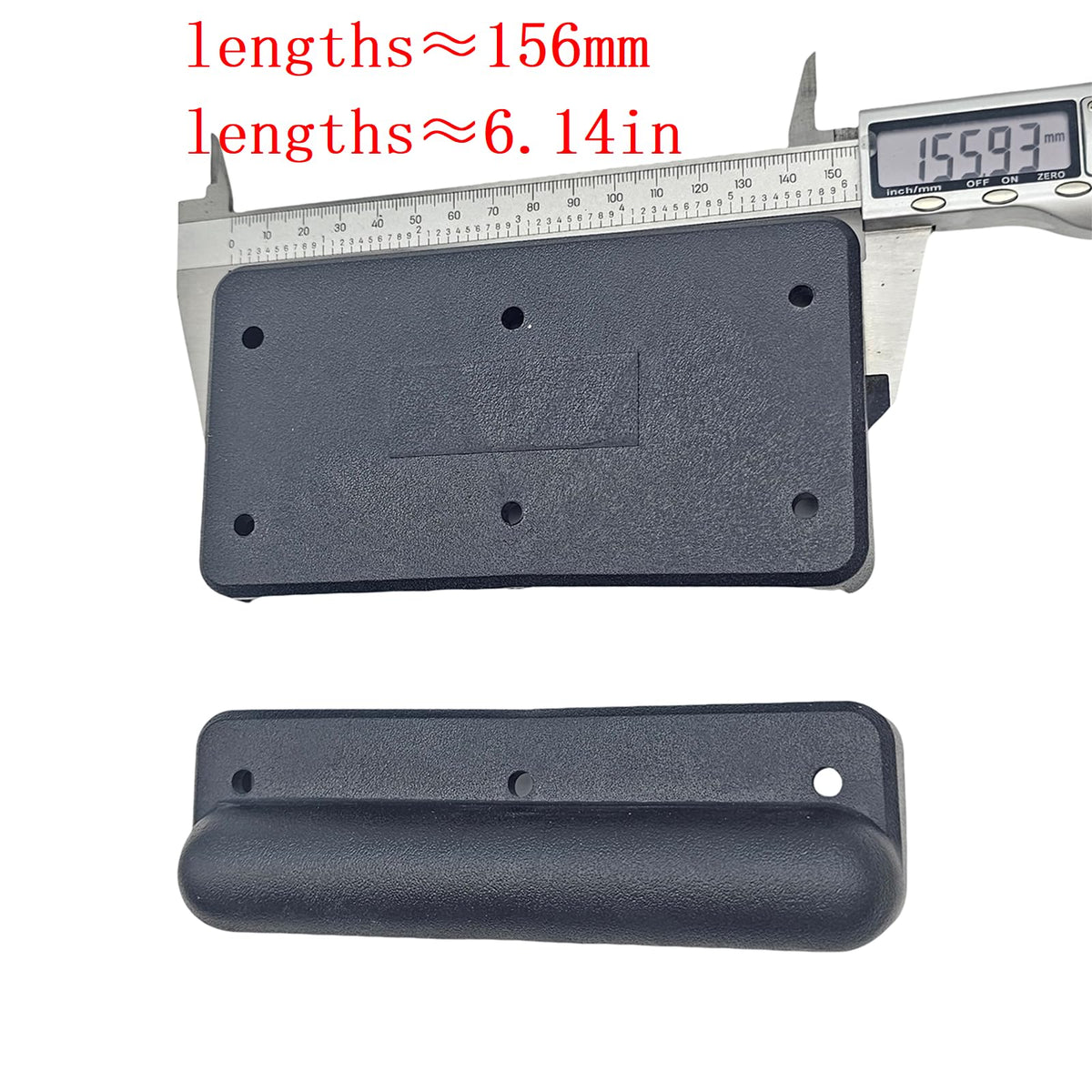 Shsiyayh brake pedal pad 14395-G1, close-up, wear-resistant texture for long-term use.