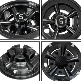 Shu-Ran wheel cover pack of 4 for a complete golf cart upgrade