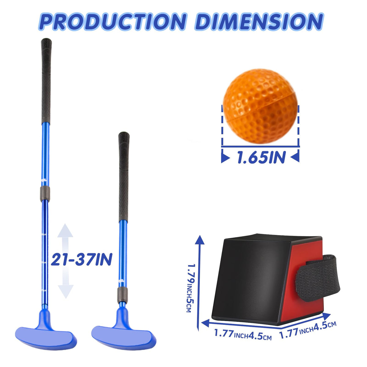 Shu-Ran aluminum alloy putter head for durable daily use