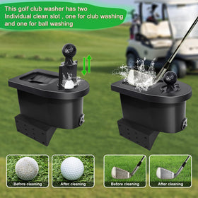 Shu-Ran ball washing slot in action for quick dirt removal.