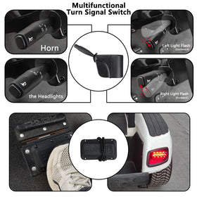 Shu-Ran brake pedal switch integrates safety in low-voltage setups.