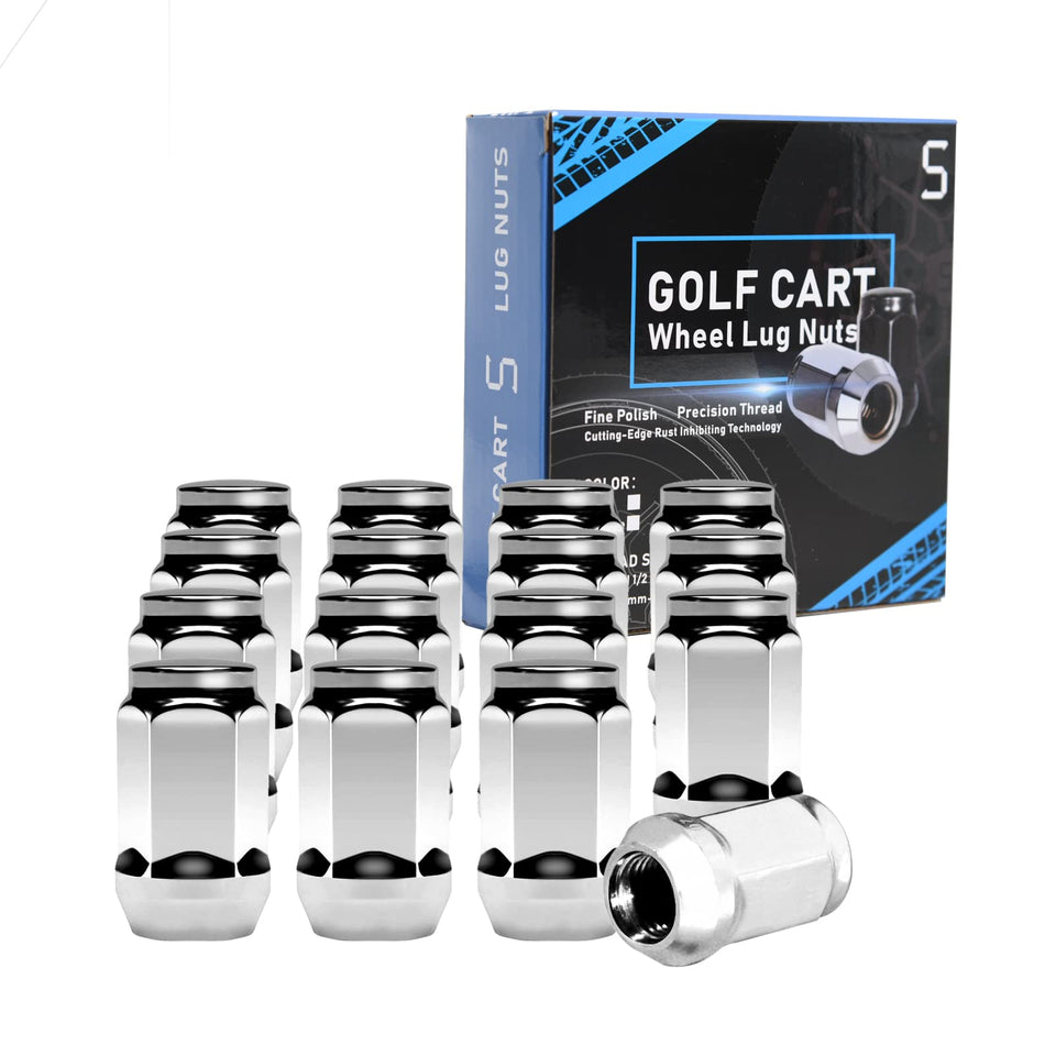 Shu-Ran chrome lug nuts on Yamaha/GEM wheels add durable shine and protection