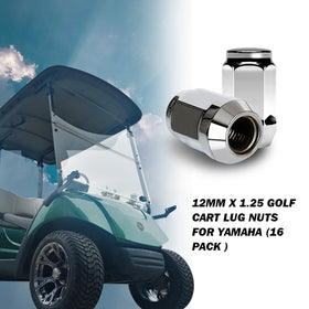 16-piece Shu-Ran lug nut set provides complete replacement for Yamaha/GEM wheels