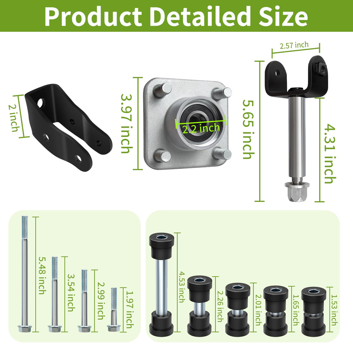 Shu-Ran Club Car Precedent front end parts bundle