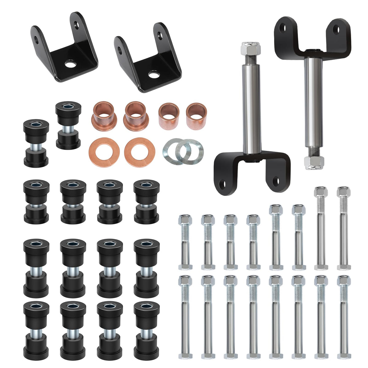 Shu-Ran Deluxe front end repair kit components for Club Car DS improve fit and steering response.