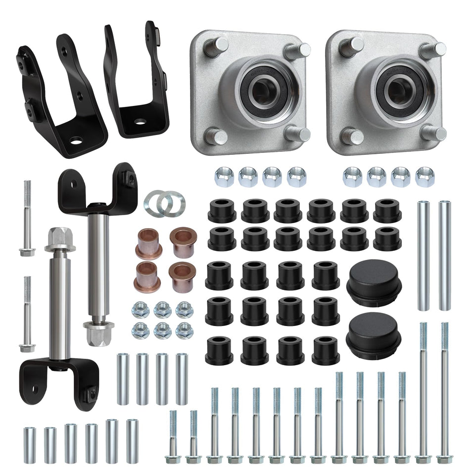 Shu-Ran deluxe front end repair kit for Club Car Precedent improves steering and durability