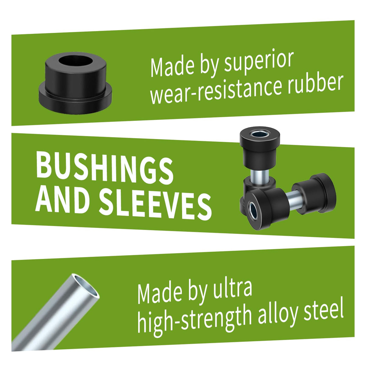 Shu-Ran king pin repair kit for smoother front end movement and reduced play.